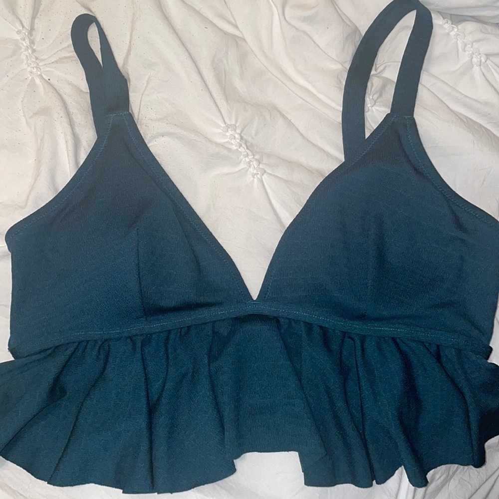 Forest Green Bikini Top